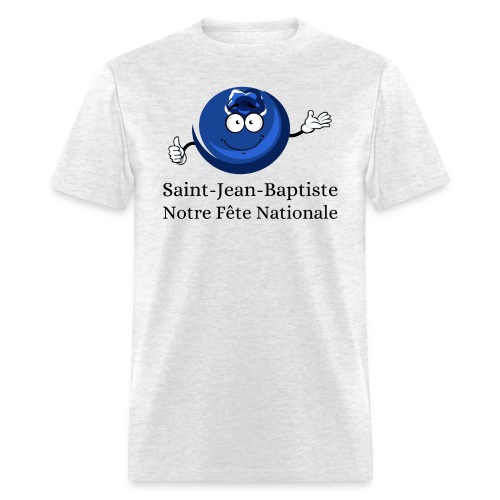 Bleuet Saint Jean Baptiste Notre Fete Nationale - Men's T-Shirt