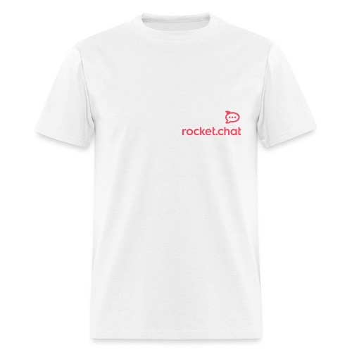 Red Logo Rocket.Chat - Men's T-Shirt