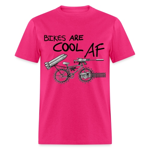 Bikes are COOL AF Dark - Men's T-Shirt