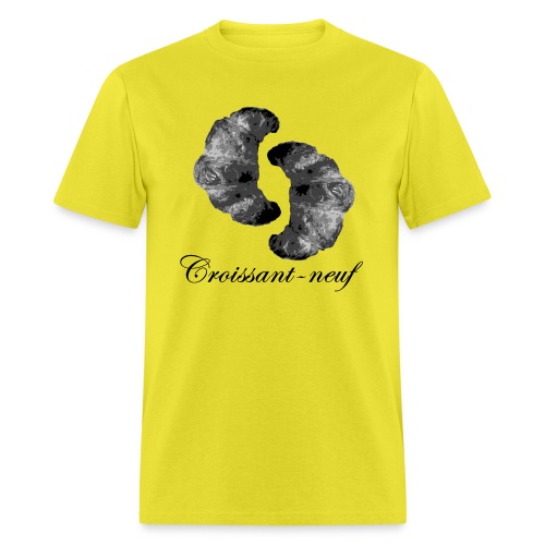 croissant3 black - Men's T-Shirt