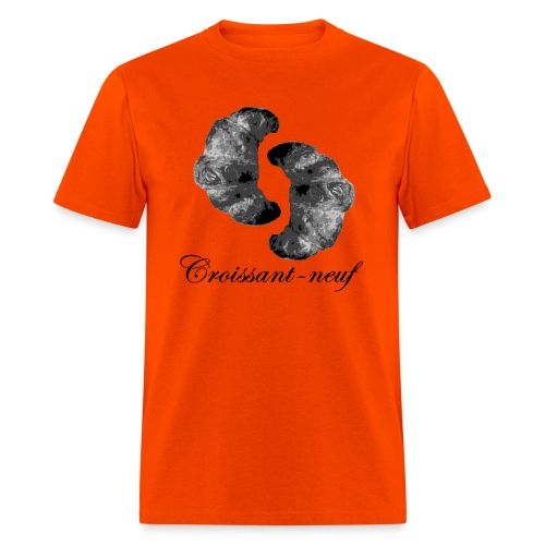 croissant3 black - Men's T-Shirt