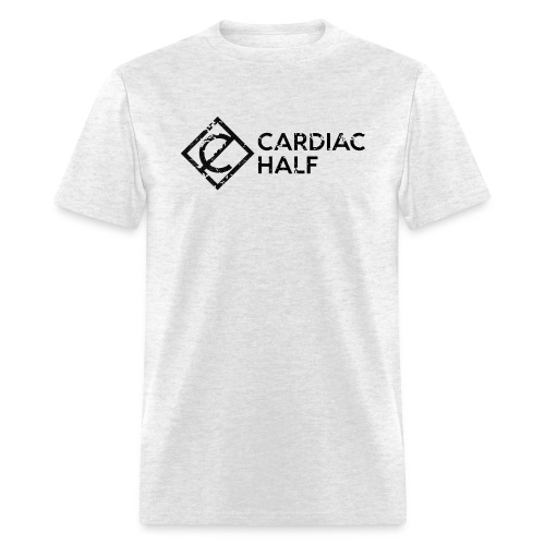 Cardiac Half Black Logo - Men's T-Shirt