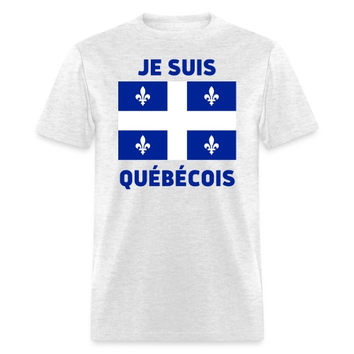 JE SUIS QUEBECOIS - Drapeau du Quebec - Men's T-Shirt