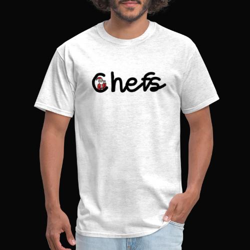 Chefs logo with santa - Men's T-Shirt