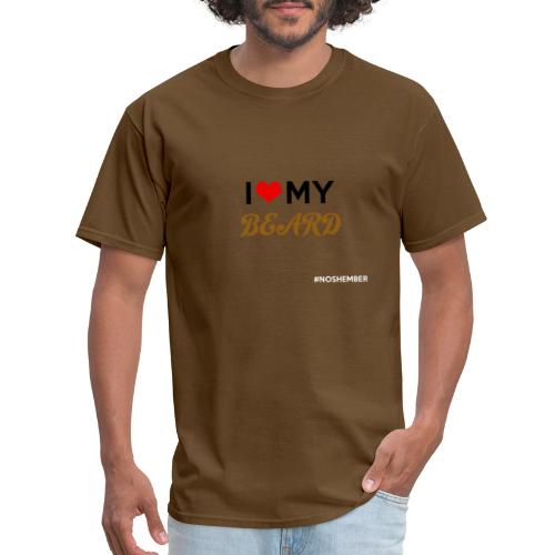 i heart my beard - Men's T-Shirt