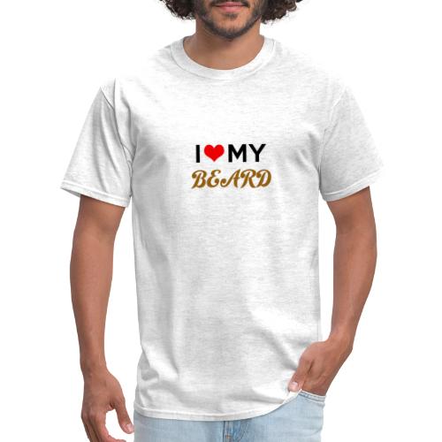 i heart my beard - Men's T-Shirt