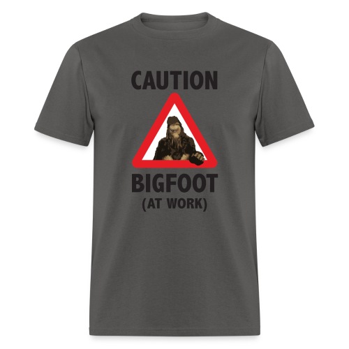 Bigfoot At Work - Men's T-Shirt