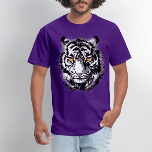 Tiger Head - Tiger Artwork - Wildlife Big Cats - Men's T-Shirt