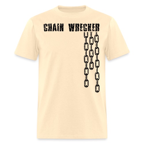 Chain Wrecker Disc Golf Black Print - Men's T-Shirt