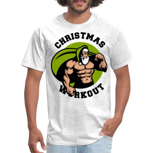 christmas bodybuilding santa fitness - Men's T-Shirt