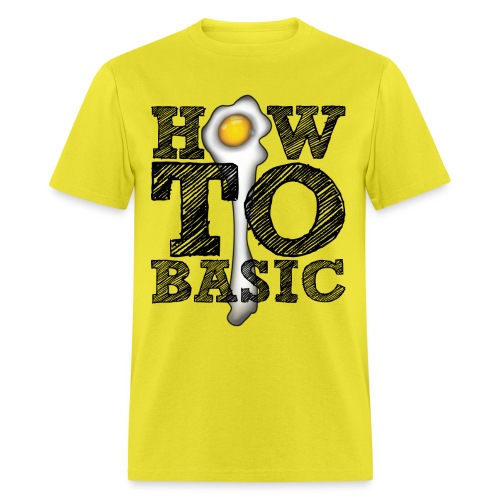 how to basic01 - Men's T-Shirt