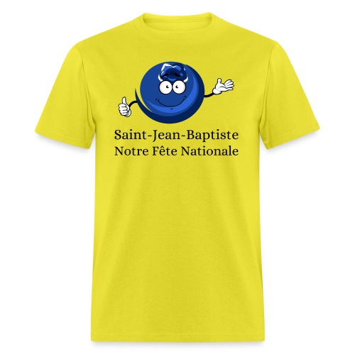 Bleuet Saint Jean Baptiste Notre Fete Nationale - Men's T-Shirt