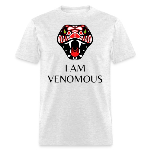 I AM VENOMOUS - Fearsome Snake Head - Men's T-Shirt