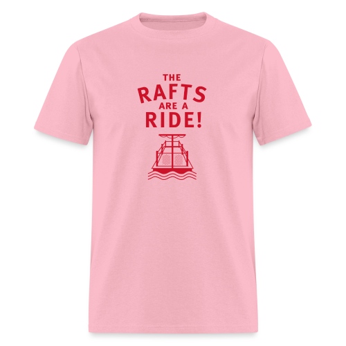Traveling With The Mouse: Rafts Are A Ride (RED) - Men's T-Shirt