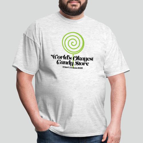 World's Okayest Candy Store: Green - Men's T-Shirt