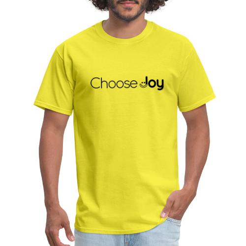 Choose Joy in Black wide - Men's T-Shirt