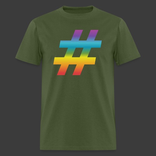 Rainbow Include Hash - Men's T-Shirt