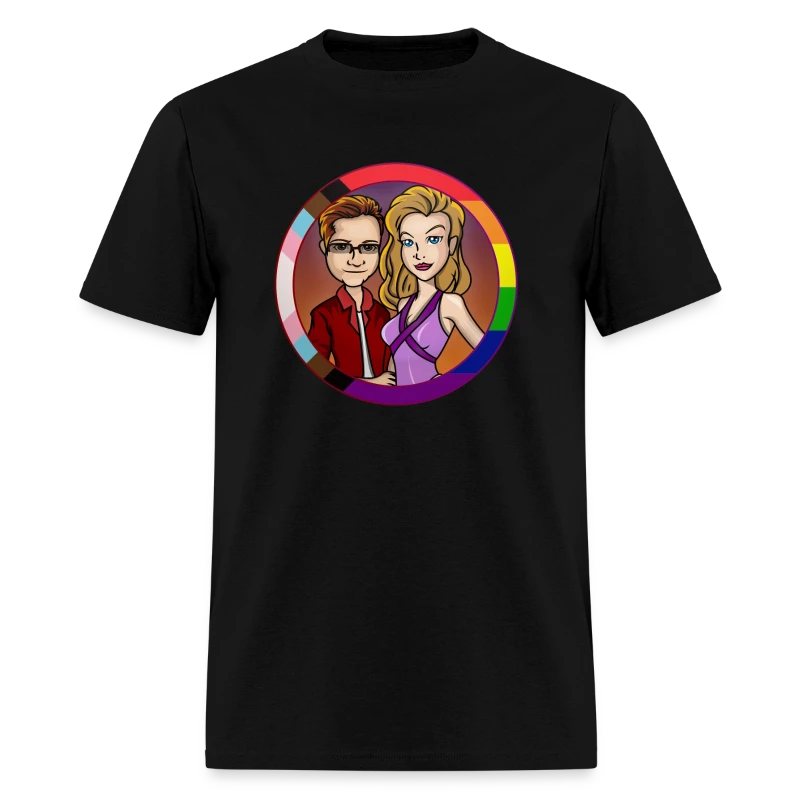 rununtilyoufly Pride Collection - Cory & Kloe - Men's T-Shirt