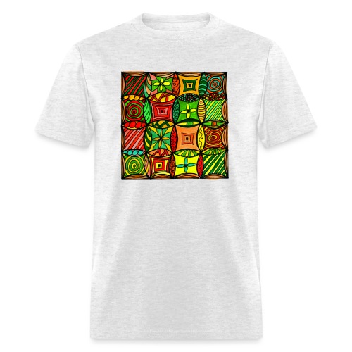 Zentangle naive pattern - Men's T-Shirt