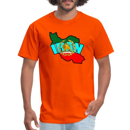Iran Map Lion Sun - Men's T-Shirt