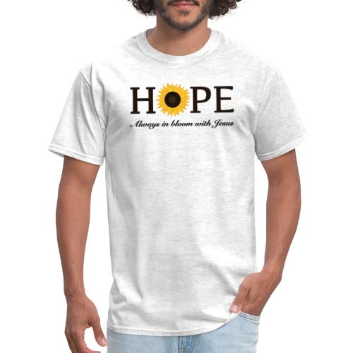 Hope Always in Bloom with Jesus Shirt – Christian - Men's T-Shirt