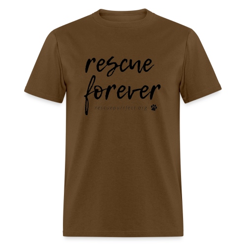 Rescue Forever Cursive Large - Men's T-Shirt