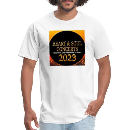 Heart & Soul Concerts brand Logo 2023 - Men's T-Shirt