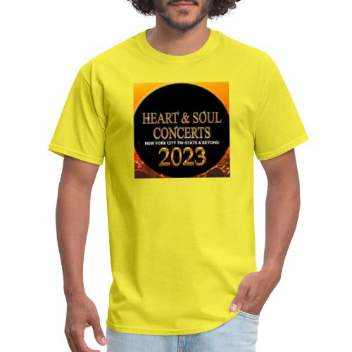 Heart & Soul Concerts brand Logo 2023 - Men's T-Shirt