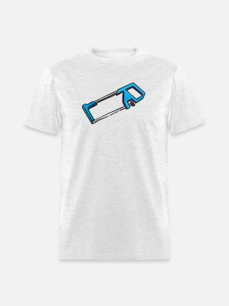 Hacksaw iron saw | Eisensäge - Men's T-Shirt - light heather gray