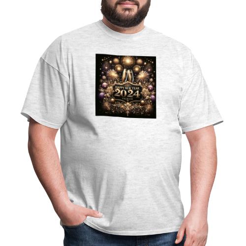 Happy New Year 2024 Premium T Shirt Design - Men's T-Shirt