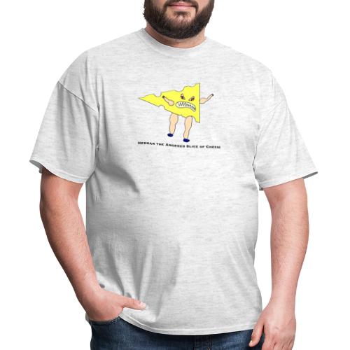 Herman, the Angered Slice of Cheese - Men's T-Shirt