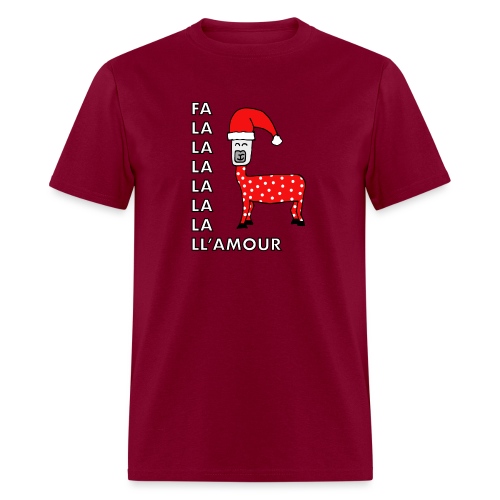 Christmas llama. - Men's T-Shirt
