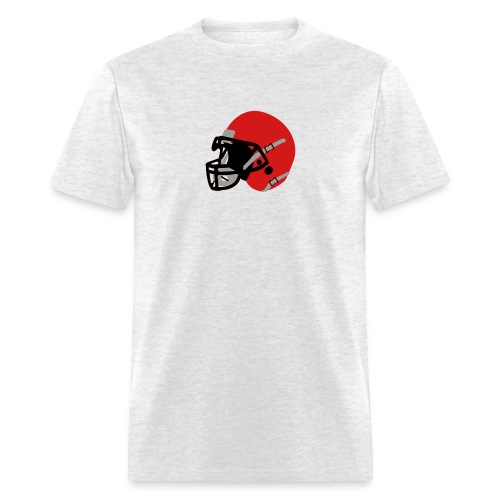 Custom 3 Color Football Helmet - Men's T-Shirt