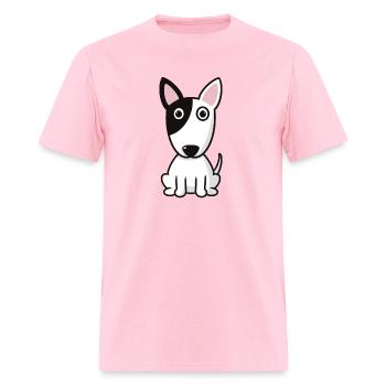 Bull terrier - Men's T-Shirt - pink - Front - Jose (178cm)