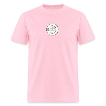 moon line - Men's T-Shirt - pink - Front - Jose (178cm)
