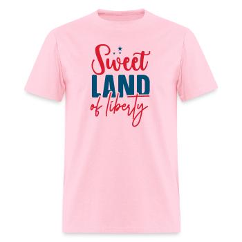 sweet land of liberty - Men's T-Shirt - pink - Front - Jose (178cm)
