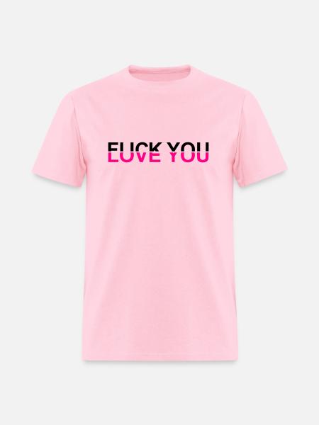 Fuck You - Love You - Men's T-Shirt - pink