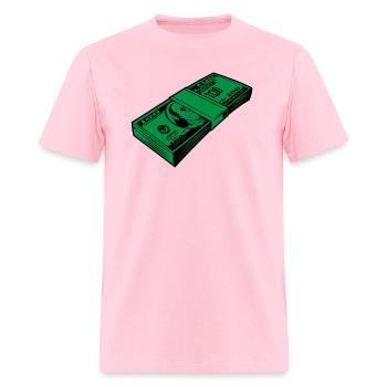 Benjamins stack Green - Men's T-Shirt - pink - Front - Jose (178cm)