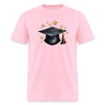 Graduation Cap, graduate - Men's T-Shirt - pink - Front - Jose (178cm)