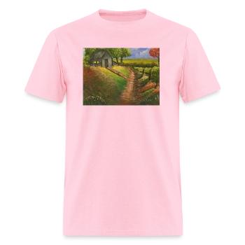 Cabin retreat - Men's T-Shirt - pink - Front - Jose (178cm)