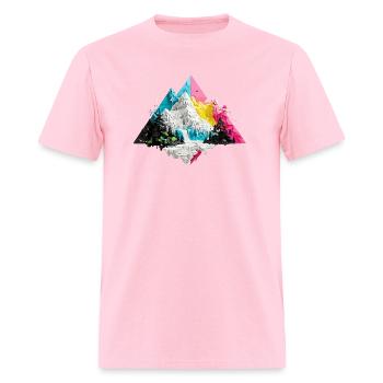 Mountains of dreams - Men's T-Shirt - pink - Front - Jose (178cm)