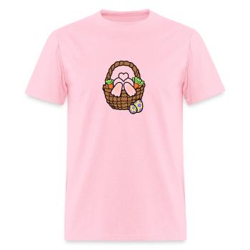 Bunny Basket - Men's T-Shirt - pink - Front - Jose (178cm)