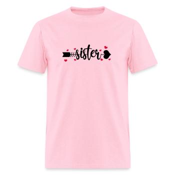Soul Sister Match - Men's T-Shirt - pink - Front - Jose (178cm)