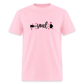 Soul Mate - Men's T-Shirt - pink - Front - Jose (178cm)