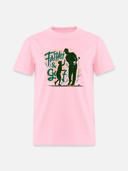 golf and papa - Men's T-Shirt - pink