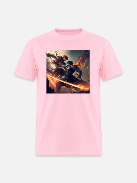 anime beautiful picture - Men's T-Shirt - pink