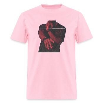 Black Violet Retro Neon Music Festival - Men's T-Shirt - pink - Front - Jose (178cm)
