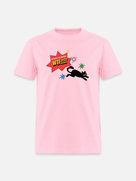 WTF!!Element of surprise - Men's T-Shirt - pink