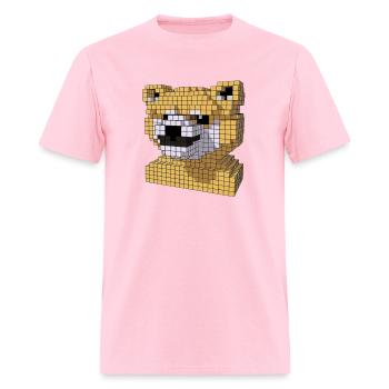 Dog smiling - Men's T-Shirt - pink - Front - Jose (178cm)