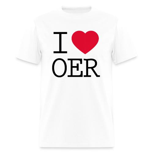 I love OER - Men's T-Shirt